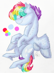 Size: 1288x1729 | Tagged: safe, artist:sweetheart-arts, g1, female, g1 to g4, generation leap, reference sheet, solo, tickle (g1)
