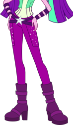 Size: 1526x2589 | Tagged: safe, artist:teentitansfan201, character:aria blaze, equestria girls:rainbow rocks, g4, my little pony: equestria girls, my little pony:equestria girls, clothing, cropped, hips, legs, pants, pictures of legs, simple background, transparent background, vector