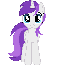 Size: 128x133 | Tagged: safe, artist:onil innarin, derpibooru original, species:pony, c:, cold front, female, looking at you, mare, pixel art, simple background, solo, transparent background