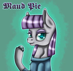 Size: 1024x1000 | Tagged: safe, artist:inspiredpixels, character:boulder, character:maud pie, female, solo