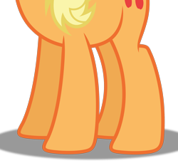Size: 2256x2062 | Tagged: safe, artist:teentitansfan201, character:applejack, species:earth pony, species:pony, cropped, female, hooves, simple background, solo, transparent background, vector