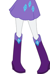 Size: 1500x2177 | Tagged: safe, artist:teentitansfan201, edit, character:rarity, my little pony:equestria girls, boots, clothing, cropped, female, high heel boots, leg focus, legs, pictures of legs, simple background, skirt, solo, transparent background, vector, vector edit