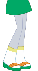 Size: 2756x5108 | Tagged: safe, artist:teentitansfan201, edit, character:derpy hooves, my little pony:equestria girls, absurd resolution, clothing, cropped, female, leg focus, legs, pictures of legs, shoes, simple background, solo, transparent background, vector, vector edit