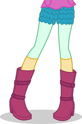 Size: 3000x4497 | Tagged: safe, artist:teentitansfan201, edit, character:lyra heartstrings, my little pony:equestria girls, absurd resolution, boots, cropped, female, high heel boots, leg focus, legs, pictures of legs, simple background, solo, transparent background, vector, vector edit