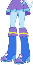 Size: 3250x6474 | Tagged: safe, artist:teentitansfan201, edit, character:trixie, my little pony:equestria girls, absurd resolution, boots, clothing, cropped, female, high heel boots, leg focus, legs, meme origin, pictures of legs, simple background, skirt, solo, transparent background, vector, vector edit
