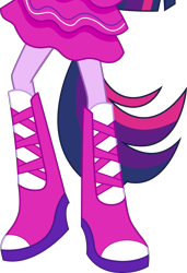 Size: 2454x3596 | Tagged: safe, artist:teentitansfan201, edit, character:twilight sparkle, character:twilight sparkle (alicorn), species:alicorn, species:pony, equestria girls:equestria girls, g4, my little pony: equestria girls, my little pony:equestria girls, boots, cropped, fall formal outfits, female, high heel boots, leg focus, legs, pictures of legs, ponied up, ponytail, raised leg, simple background, solo, transparent background, vector, vector edit