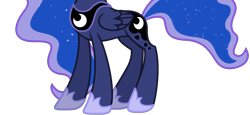 Size: 4500x2077 | Tagged: safe, artist:teentitansfan201, edit, character:princess luna, species:alicorn, species:pony, absurd resolution, cropped, female, hoof shoes, hooves, legs, pictures of legs, simple background, solo, transparent background, vector, vector edit
