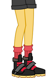 Size: 3000x4403 | Tagged: safe, artist:teentitansfan201, edit, character:sunset shimmer, equestria girls:legend of everfree, g4, my little pony: equestria girls, my little pony:equestria girls, absurd resolution, boots, cropped, female, leg focus, legs, pictures of legs, simple background, solo, transparent background, vector, vector edit