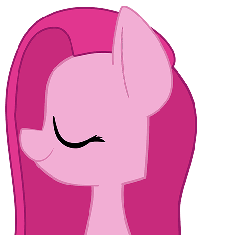 Size: 475x484 | Tagged: safe, artist:ikarooz, character:pinkamena diane pie, character:pinkie pie, species:earth pony, species:pony, adoracreepy, animated, blinking, bust, creepy, creepy smile, cute, cuteamena, eyes closed, female, gif, head tilt, looking at you, looking back, mare, shrunken pupils, simple background, smiling, smooth, solo, white background, wide eyes