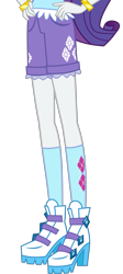 Size: 913x2037 | Tagged: safe, artist:teentitansfan201, edit, character:rarity, equestria girls:legend of everfree, g4, my little pony: equestria girls, my little pony:equestria girls, boots, bracelet, camp everfree outfits, clothing, cropped, female, leg focus, legs, pictures of legs, rarihips, shorts, simple background, socks, solo, transparent background, vector, vector edit