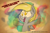 Size: 1305x870 | Tagged: safe, artist:epulson, character:derpy hooves, species:pegasus, species:pony, g4, abstract background, cute, derpabetes, dialogue, female, mare, no pupils, open mouth, open smile, smiling, text, underhoof, wat
