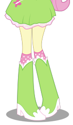 Size: 2656x4541 | Tagged: safe, artist:teentitansfan201, edit, character:fluttershy, my little pony:equestria girls, absurd resolution, boots, clothing, cropped, female, high heel boots, leg focus, legs, pictures of legs, simple background, skirt, socks, solo, transparent background, vector, vector edit
