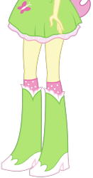 Size: 3424x6550 | Tagged: safe, artist:teentitansfan201, edit, character:fluttershy, my little pony:equestria girls, absurd resolution, boots, clothing, cropped, female, hand, high heel boots, leg focus, legs, pictures of legs, simple background, skirt, socks, solo, transparent background, vector, vector edit