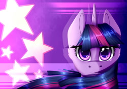Size: 2000x1400 | Tagged: safe, artist:inspiredpixels, character:twilight sparkle, species:pony, bust, female, portrait, solo