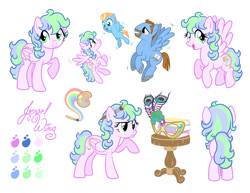 Size: 900x695 | Tagged: safe, artist:sapphiregamgee, oc, oc only, species:pegasus, species:pony, reference sheet