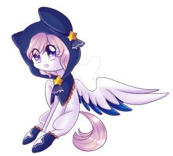 Size: 1024x927 | Tagged: safe, artist:twily-star, oc, oc only, oc:novella night, species:pegasus, species:pony, clothing, female, mare, simple background, socks, solo, transparent background, watermark