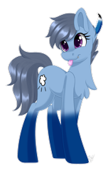 Size: 1024x1688 | Tagged: safe, artist:whitehershey, oc, oc only, oc:silver storm, species:earth pony, species:pony, female, mare, simple background, solo, tongue out, transparent background
