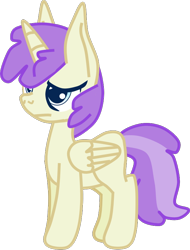 Size: 624x823 | Tagged: safe, artist:casanova-mew, character:alula, character:pluto, character:princess erroria, species:alicorn, species:pony, female, pluto, simple background, solo, transparent background