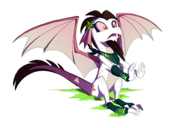 Size: 1280x922 | Tagged: safe, artist:hexfloog, oc, oc only, oc:aerostar, species:dragon, dragoness, dragonified, female, simple background, solo, species swap, transparent background