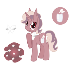 Size: 1428x1258 | Tagged: safe, artist:casanova-mew, oc, oc only, oc:opal pie, parent:maud pie, parent:rarity, parents:rarimaud, species:pony, species:unicorn, female, magical lesbian spawn, mare, offspring, reference sheet, solo