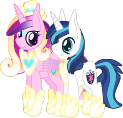 Size: 1429x1378 | Tagged: safe, artist:casanova-mew, character:princess cadance, character:shining armor, species:pony, ship:shiningcadance, female, male, shipping, simple background, straight, transparent background