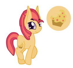 Size: 1139x1062 | Tagged: safe, artist:casanova-mew, oc, oc only, oc:appleslice trot, parent:apple bloom, parent:chipcutter, parent:tender taps, species:earth pony, species:pony, female, filly, offspring, parents:tendercutbloom, reference sheet, solo