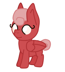 Size: 373x415 | Tagged: safe, artist:casanova-mew, oc, oc only, oc:rose mary, parent:princess flurry heart, parent:pumpkin cake, parents:pumpkin heart, species:pegasus, species:pony, baby, baby pony, female, filly, magical lesbian spawn, offspring, simple background, solo, white background