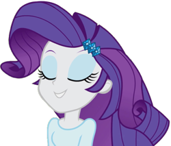 Size: 827x706 | Tagged: safe, artist:thebar, character:rarity, episode:player piano, equestria girls:rainbow rocks, g4, my little pony: equestria girls, my little pony:equestria girls, beautiful, cute, eyes closed, eyeshadow, female, gem, makeup, raribetes, relaxing, simple background, smiling, solo, transparent background