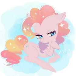 Size: 1000x1000 | Tagged: safe, artist:yam, character:pinkie pie, female, solo