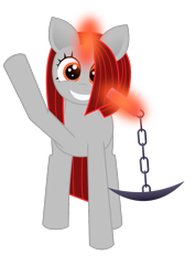 Size: 793x1122 | Tagged: safe, artist:onil innarin, oc, oc only, oc:ore pie, animated, animated png, cute, foal, grin, levitation, looking at you, magic, ocbetes, pickaxe, simple background, smiling, telekinesis, transparent background, vector, waving
