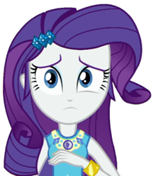 Size: 564x640 | Tagged: safe, artist:thebar, character:rarity, g4, my little pony: equestria girls, my little pony:equestria girls, bracelet, female, gem, jewelry, simple background, solo, transparent background, worried