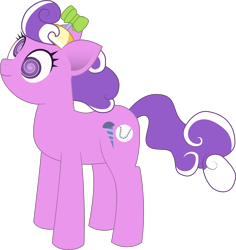 Size: 2019x2135 | Tagged: safe, artist:onil innarin, character:screwball, species:pony, clothing, female, hat, looking up, mare, propeller hat, simple background, solo, swirly eyes, transparent background, vector