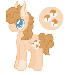 Size: 986x1127 | Tagged: safe, artist:casanova-mew, oc, oc only, oc:chocolate mousse, parent:cheese sandwich, parent:sunburst, parents:cheeseburst, species:earth pony, species:pony, magical gay spawn, offspring, simple background, solo, white background