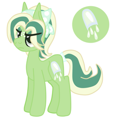 Size: 1215x1238 | Tagged: safe, artist:casanova-mew, oc, oc only, oc:malus, parent:applejack, parent:coloratura, parents:rarajack, species:earth pony, species:pony, female, magical lesbian spawn, mare, offspring, simple background, solo, white background