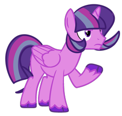 Size: 1354x1287 | Tagged: safe, artist:unicorn-mutual, oc, oc only, parent:starlight glimmer, parent:twilight sparkle, parents:twistarlight, species:alicorn, species:pony, magical lesbian spawn, male, offspring, solo, stallion