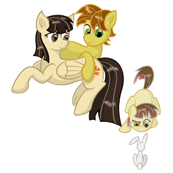 Size: 2800x2800 | Tagged: safe, artist:erockertorres, character:wild fire, oc, oc:mandopony, oc:tune-up, .svg available, family, filly, foal, hilarious in hindsight, mandofire, offspring, parent:oc:mandopony, parent:wild fire, parents:mandofire, shipping, svg, vector