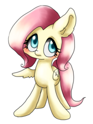 Size: 550x730 | Tagged: safe, artist:shusu, character:fluttershy, species:pegasus, species:pony, female, solo