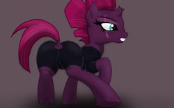 Size: 1920x1200 | Tagged: safe, artist:soctavia, character:tempest shadow, species:pony, species:unicorn, my little pony: the movie (2017), angry, clothing, dock, eye scar, female, fighting stance, mare, plot, scar, simple background, snarling