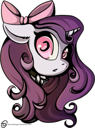 Size: 441x590 | Tagged: safe, artist:obscuredragone, oc, oc:violin melody, species:pony, species:unicorn, big eyes, bow, choker, comic, curly hair, cute, cuteness overload, elegant, face, fancy, female, floppy ears, flower, hair bow, magic, mane, manga, manga style, mare, open mouth, pink eyes, pink ribbon, purple, purple mane, ribbon, rose, sensual, simple background, solo, transparent background, white, white rose