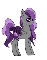 Size: 454x570 | Tagged: safe, artist:sodadoodle, oc, oc only, oc:scintillalight, species:pegasus, species:pony, colored wings, frown, pattern, simple background, solo, transparent background