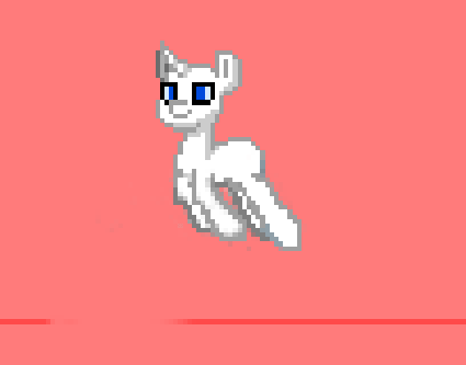 Size: 425x333 | Tagged: safe, artist:thetomness, artist:torpy-ponius, oc, oc:blank flank, species:pony, pony town, adfs, animated, gif, leaping, loop, photoshop, pikapetey, ponytownslobs, pronking, wip