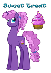 Size: 883x1269 | Tagged: safe, artist:hazardous-andy, base used, oc, oc only, oc:sweet treat, parent:party favor, parent:sugar belle, parents:partybelle, species:pony, species:unicorn, male, offspring, simple background, solo, stallion, transparent background