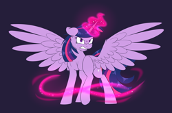 Size: 1024x676 | Tagged: safe, artist:whitehershey, character:twilight sparkle, character:twilight sparkle (alicorn), species:alicorn, species:pony, angry, crying, female, glowing horn, gritted teeth, mare, solo