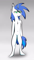 Size: 2952x5184 | Tagged: safe, artist:bumskuchen, oc, oc:shifting gear, species:anthro, species:pony, species:unicorn, angry, looking at you, solo