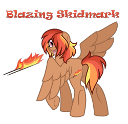 Size: 1167x1140 | Tagged: safe, artist:hazardous-andy, base used, oc, oc only, oc:blazing skidmark, parent:dumbbell, parent:rainbow dash, parents:dumbdash, species:pegasus, species:pony, female, hair over one eye, mare, offspring, simple background, solo, transparent background