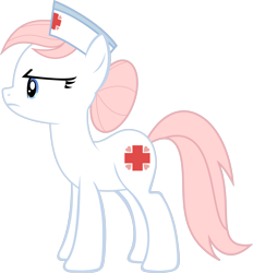 Size: 3000x3234 | Tagged: safe, artist:crimson, character:nurse redheart, species:pony, female, simple background, solo, transparent background, vector