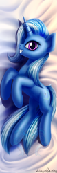 Size: 1667x5000 | Tagged: safe, artist:adagiostring, character:trixie, species:pony, species:unicorn, body pillow, body pillow design, female, lightly watermarked, looking at you, mare, signature, smiling, solo, watermark