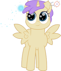Size: 1715x2000 | Tagged: safe, artist:onil innarin, character:alula, character:pluto, character:princess erroria, species:alicorn, species:pony, cute, female, filly, signature, simple background, solo, transparent background, vector, wisp
