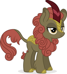 Size: 9650x10640 | Tagged: safe, artist:cirillaq, character:maple brown, species:kirin, episode:sounds of silence, g4, my little pony: friendship is magic, absurd resolution, background kirin, female, simple background, solo, transparent background, vector