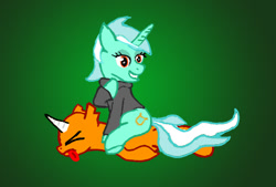 Size: 540x364 | Tagged: safe, artist:torpy-ponius, character:lyra heartstrings, oc, oc:drunk n ugly, oc:drunknugly, oc:poniesmemes, species:pony, pony town, ponytownslobs, save